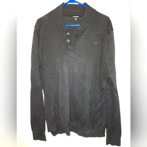 Mens Express Sweater Large Black